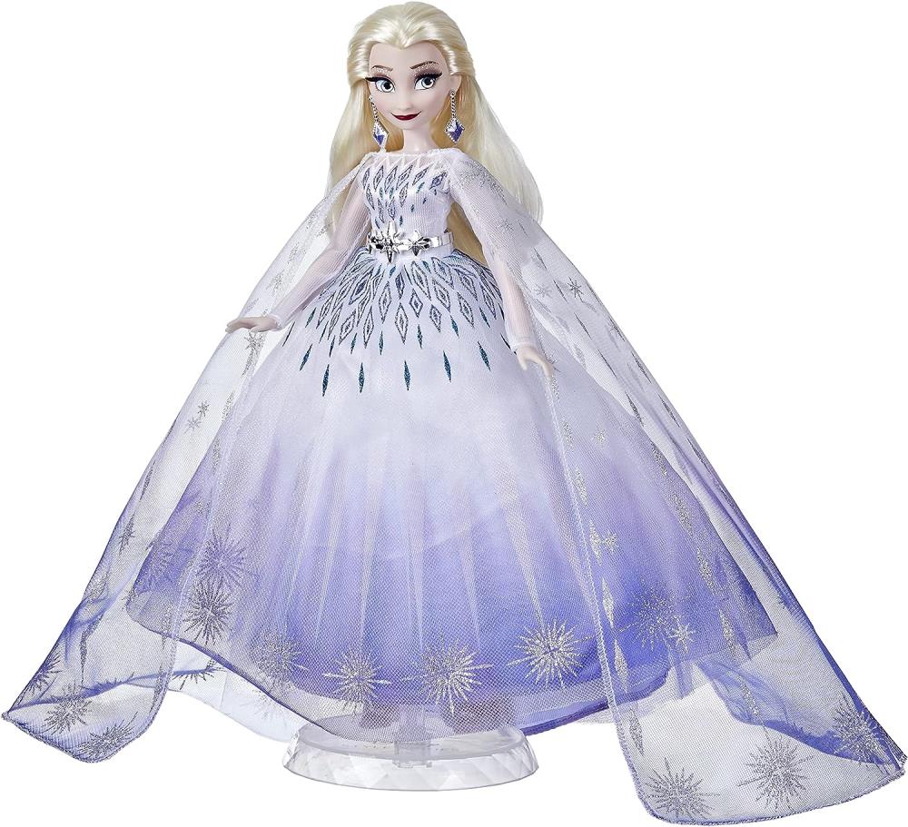 Disney Modepuppe Prinzessin Style Serie Weihnachtsedition Elsa - B Ware