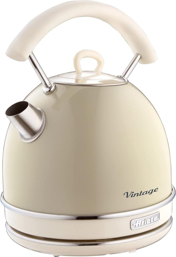 Ariete Vintage Wasserkocher 2877, Retro Wasserkocher 1,7 L, Edelstahl, 2000W - B Ware Ariete Vintage Wasserkocher 2877, Retro Wasserkocher 1,7 L, Edelstahl, 2000W - B Ware
