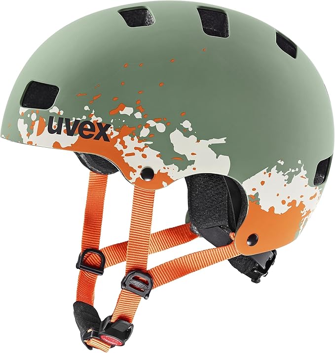 Uvex Fahrradhelm kid 3 cc mossgreen-sand Gr.51-55cm - B Ware