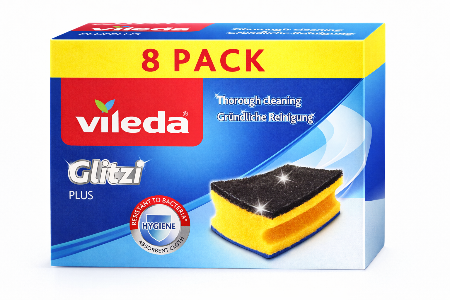 Vileda Spülschwamm Glitzi Plus 8er Pack - Neu