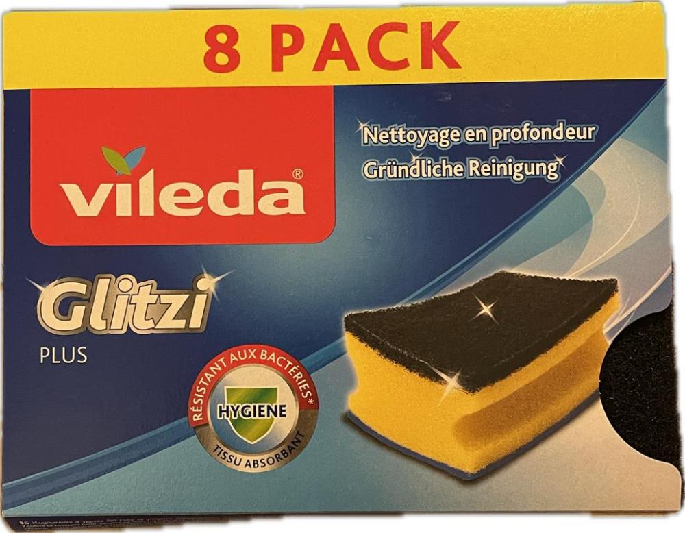 Vileda Spülschwamm Glitzi Plus 8er Pack - Neu