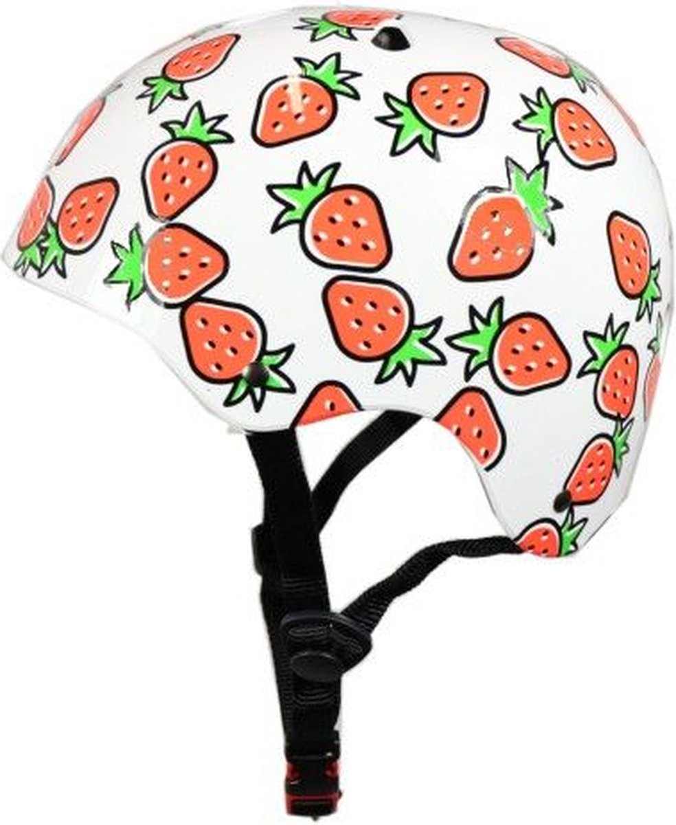 Kiddimoto Fahrradhelm Kinder Strawberry Small - Gr.48-52 cm - B Ware