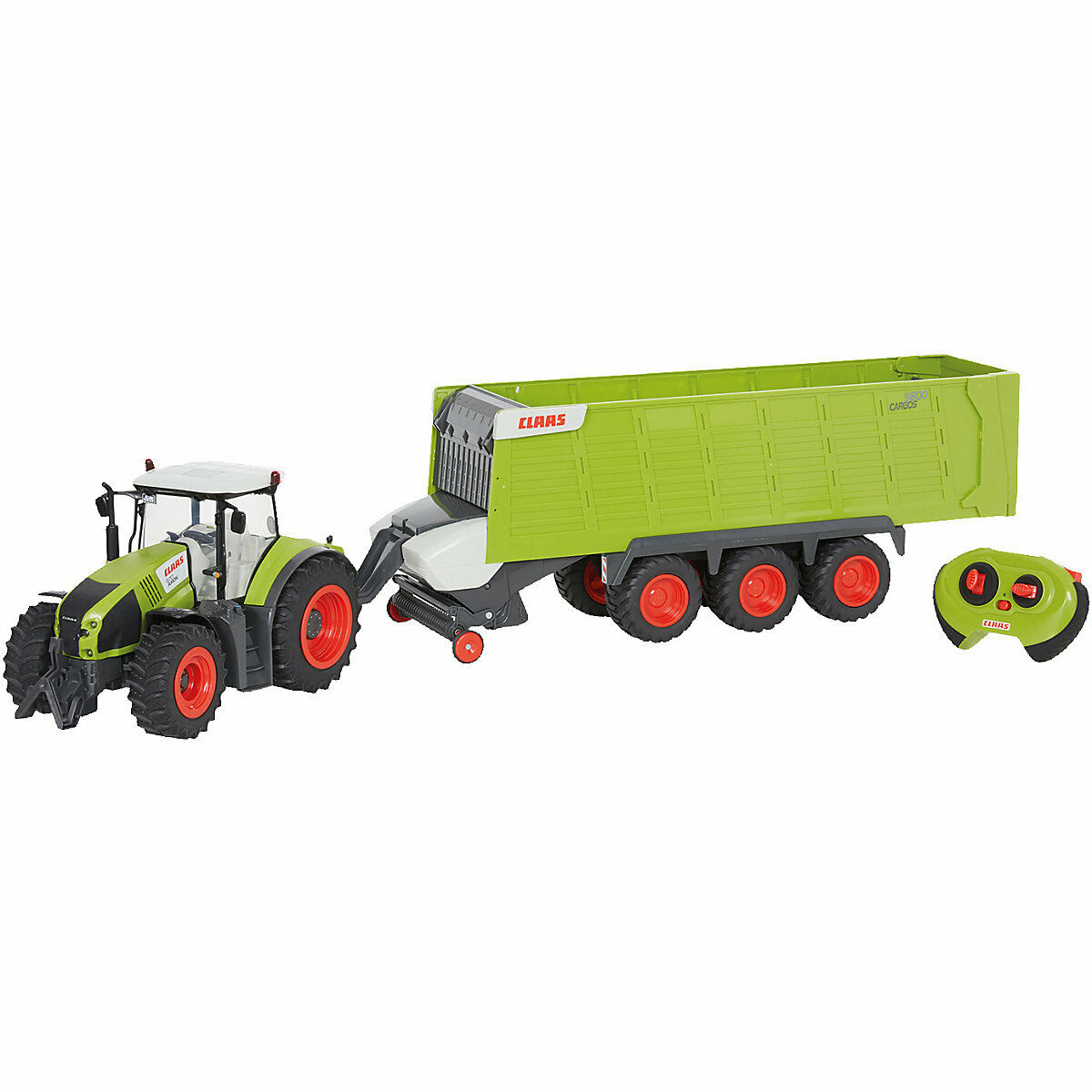 HAPPY PEOPLE 5562999 RC Traktor Axion 870 & Cargos 9600 Maßstab 1:16 - B Ware