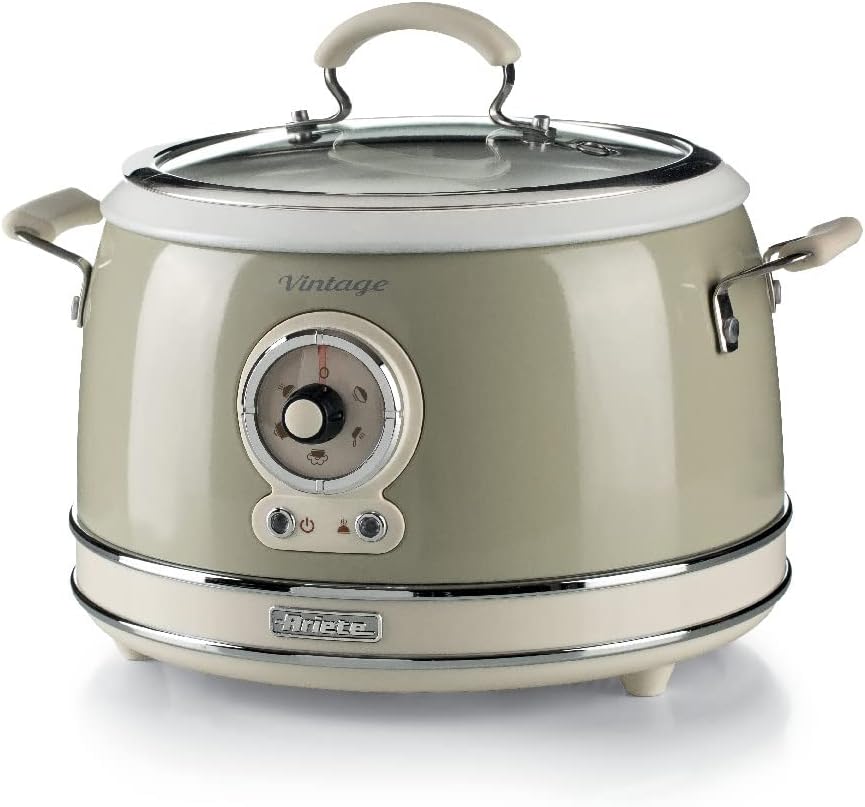 Ariete Vintage Multifunktionskocher- Reiskocher in Creme, 3,5 L - B Ware