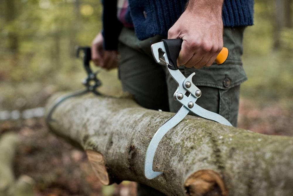 Fiskars Handpackzange LT6 zur Holzbearbeitung, mit Köcher