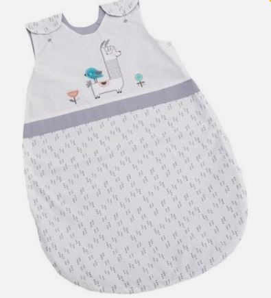 BEBES Schlafsack Lama, grau, 70 cm BEBES Schlafsack Lama, grau, 70 cm