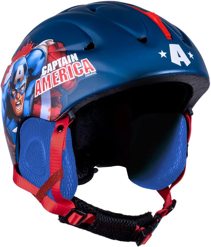Skihelm Sporthelm Kinder Avengers Captain America Gr.55-58 cm - B Ware