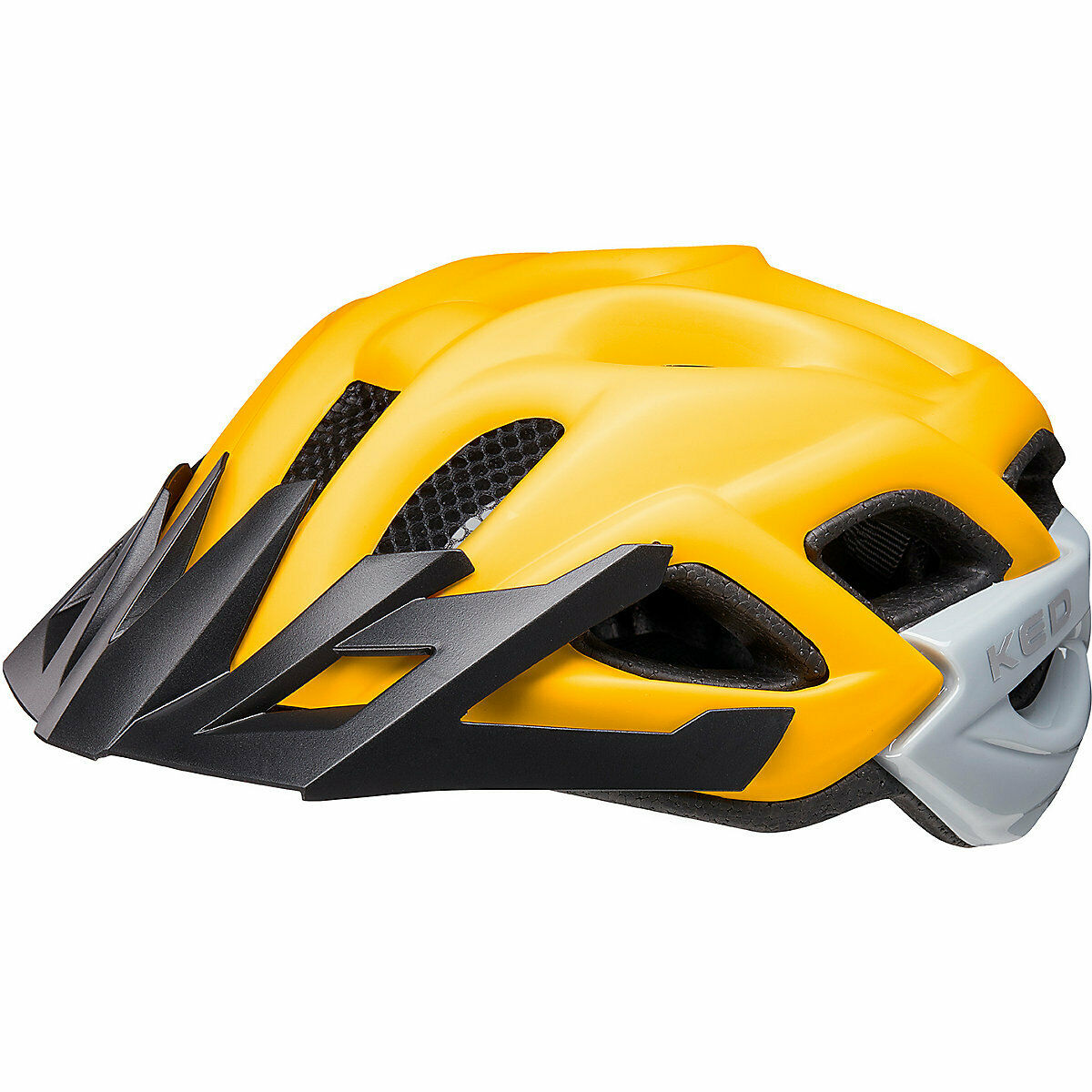 KED 17137501 - Fahrradhelm yellow black matt Gr. 52-58 cm