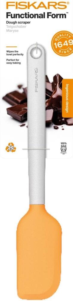 Orange Fiskars Teigschaber Mit Silikonkopf, 27,5Cm - Neu