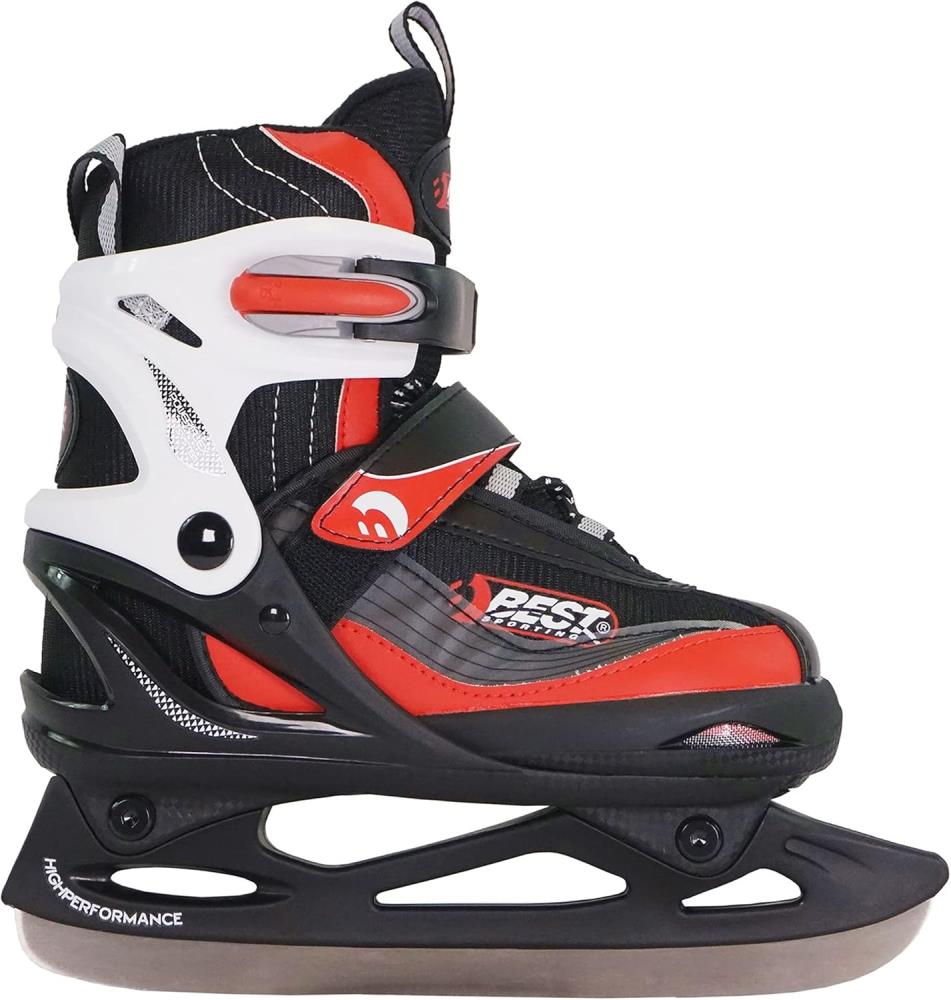 Best Sporting Schlittschuhe schwarz rot  30-33, B- Ware Best Sporting Schlittschuhe schwarz rot  30-33, B- Ware