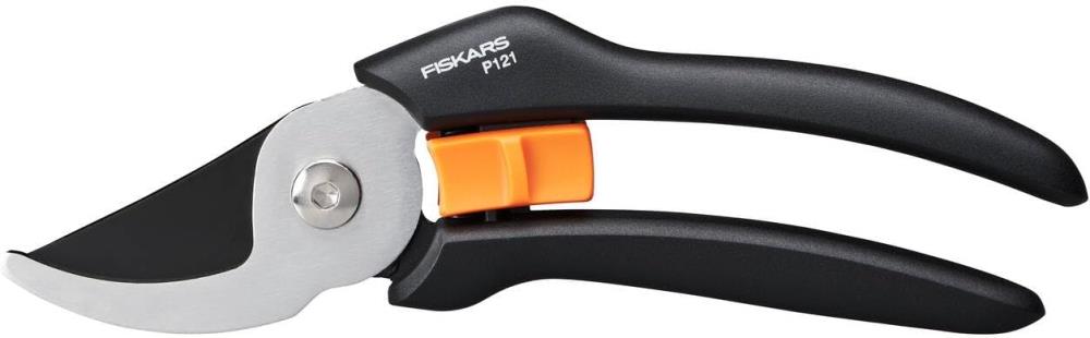 Fiskars Bypass-Gartenschere,  Schwarz/Orange, Solid, P121