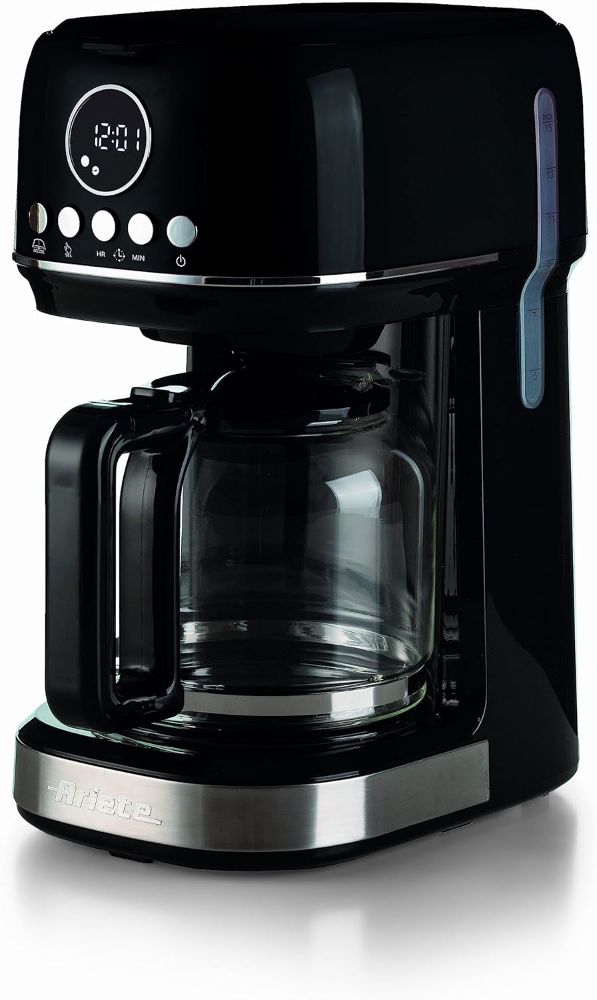 Ariete Kaffeemaschine mit Kaffemühle 1,5 Liter schwarz - B Ware