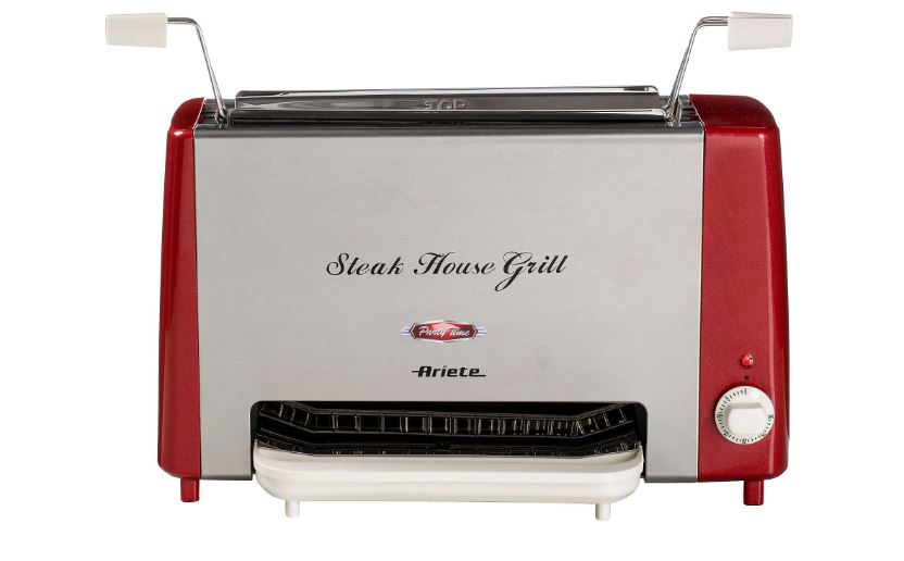 Ariete Veritkaler Gril SteakHouse, Rot 1300 Watt - B Ware Ariete Veritkaler Gril SteakHouse, Rot 1300 Watt - B Ware