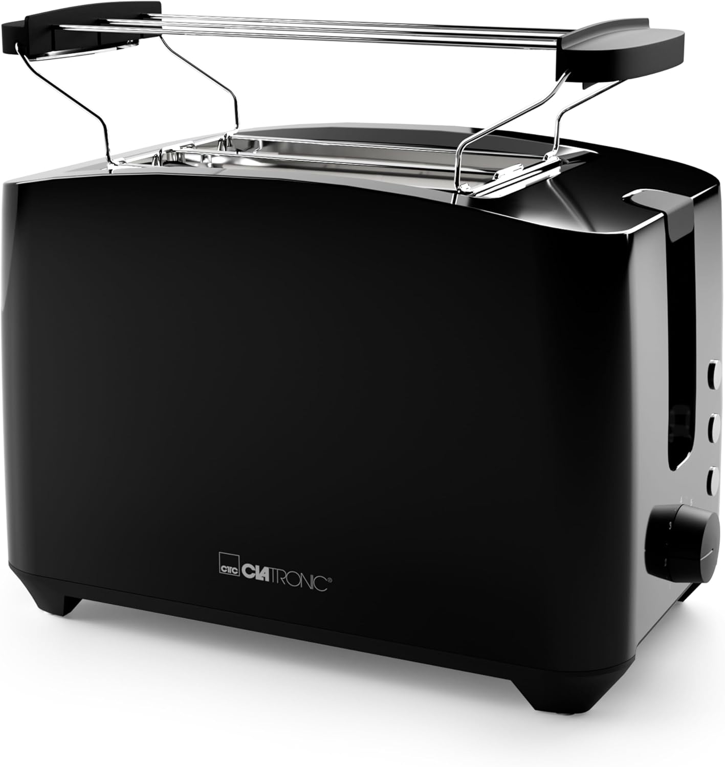 Schwarz Clatronic 2 Scheiben-Toaster - B Ware