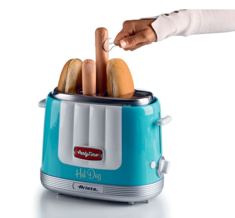 Ariete Party Time Hot Dog Maker 0206/01 – Blau – B Ware