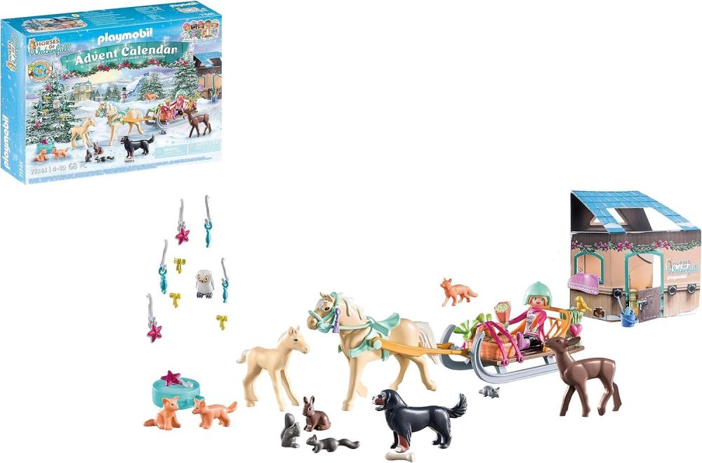 PLAYMOBIL | Nachhaltiger Pferde Adventskalender für Kinder | B Ware