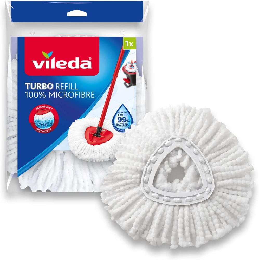 Vileda Ersatzbezug Turbo Easy Wring & Clean Classic Ersatzmoppkopf