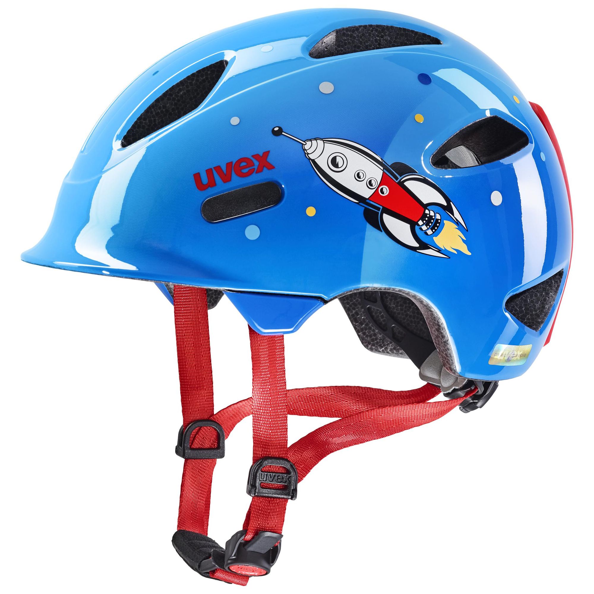 Uvex Fahrradhelm Kinder Oyo style blue rocket - Gr.50-54 cm - B Ware