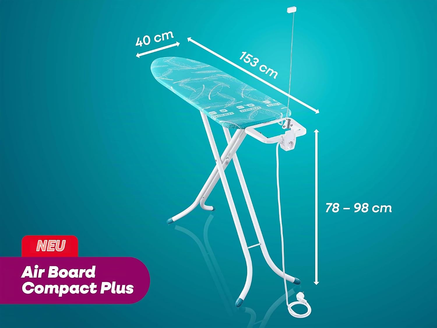 Leifheit Bügeltisch Air Board M Compact Plus 76203