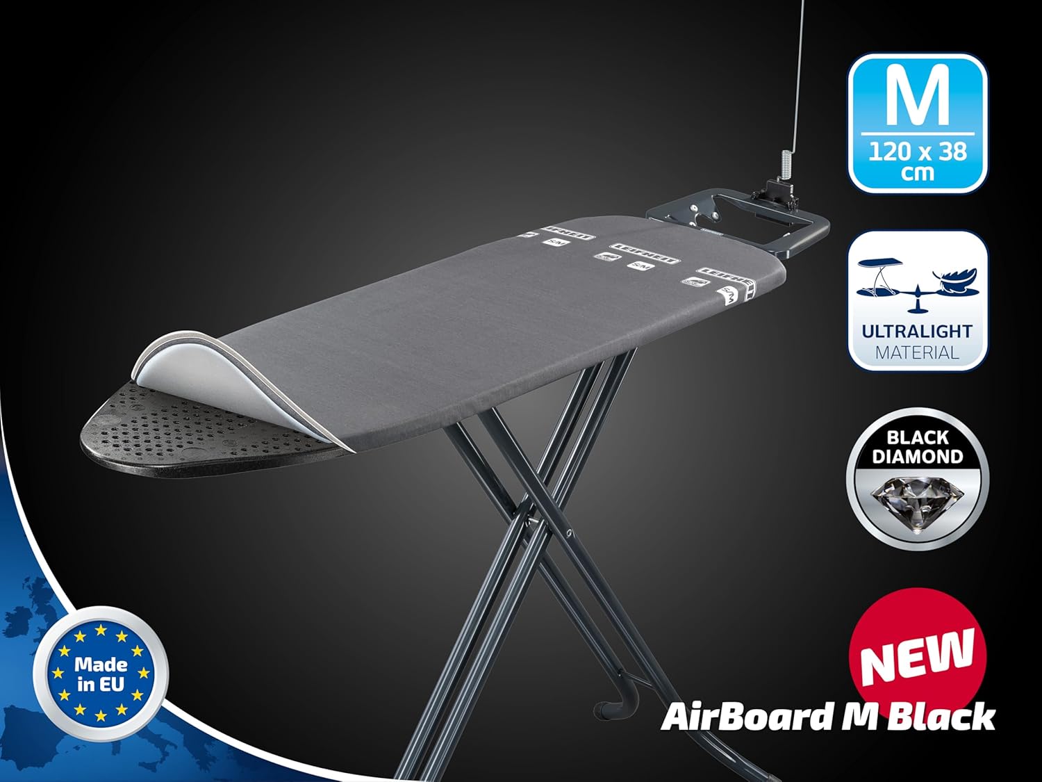 Leifheit Bügeltisch AirBoard M Black - B Ware