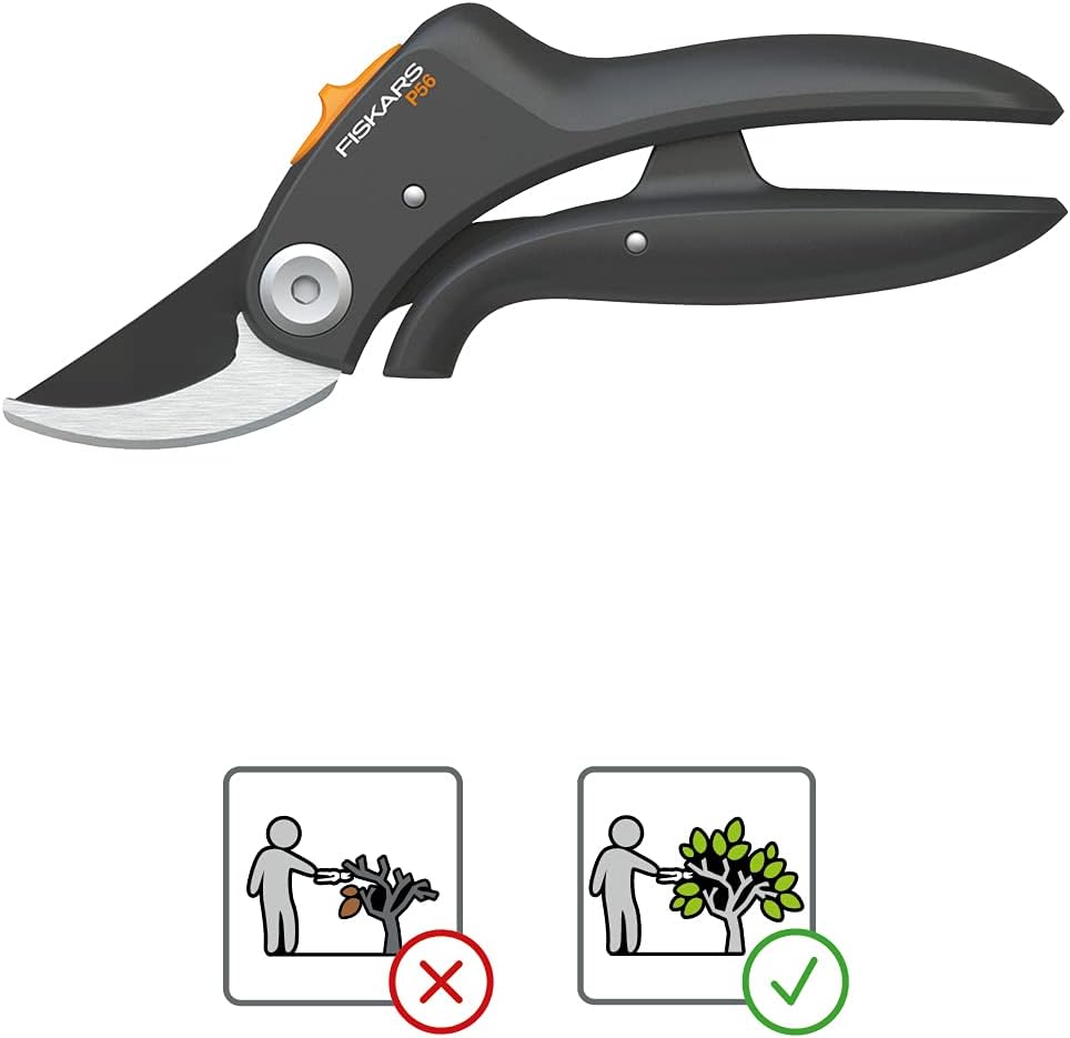 Fiskars P56 Bypass-Gartenschere Rosenschere 18cm