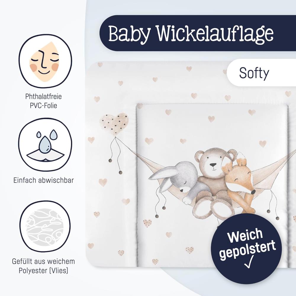 ZÖLLNER Wickelauflage Softy Schlummerbande - B Ware