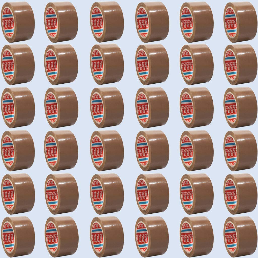 tesa Klebeband Paketklebeband Packband 66m x 50mm 36 Rollen, Braun - Neu