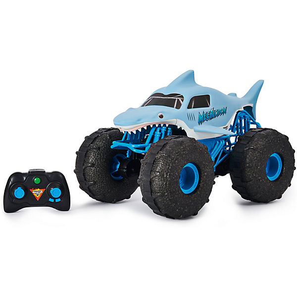 Monster Jam Megalodon ferngesteuertes Amphibienfahrzeug in Hai-Optik - B Ware