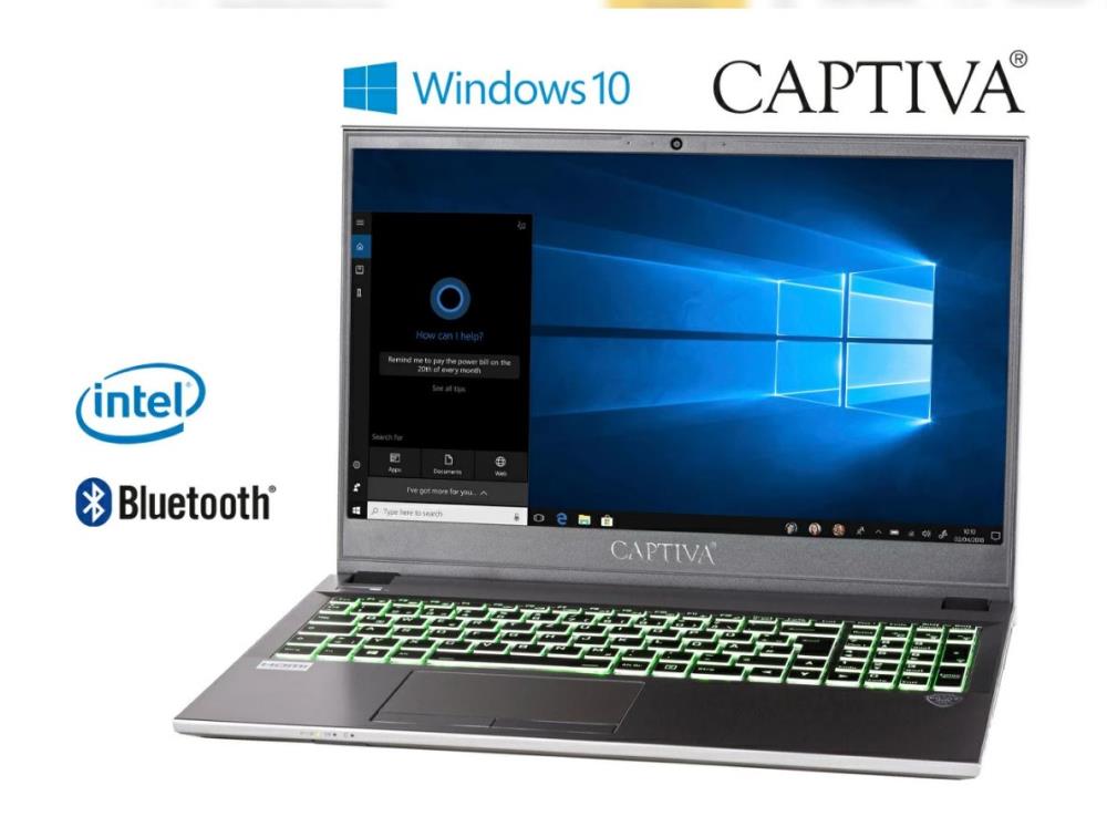 Captiva Notebook 15,6'' - i5- 8GB RAM  500GB Festplatte - B Ware