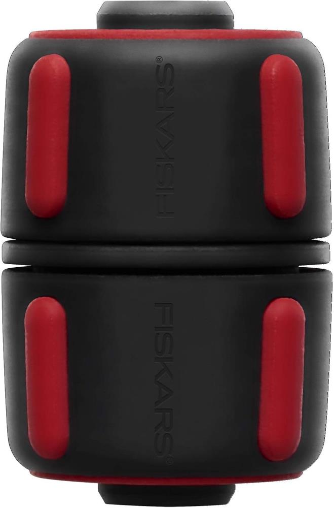 Fiskars Schlauchreparator, Ø 1,9 cm, 80 g, Schwarz/ Rot