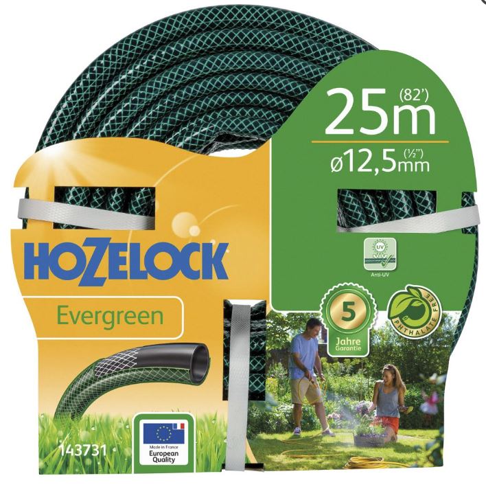Gartenschlauch Evergreen 3/4"(19mm), 25m Lang