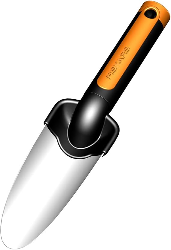 Fiskars Pflanzkelle, Länge 27 cm, Rostfreie Stahl-Kelle