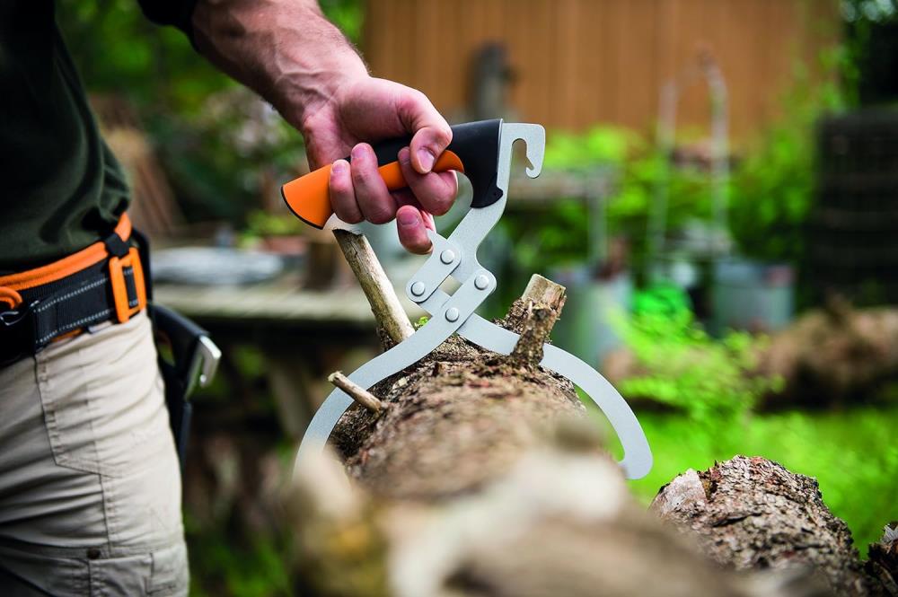 Fiskars Handpackzange LT6 zur Holzbearbeitung, mit Köcher