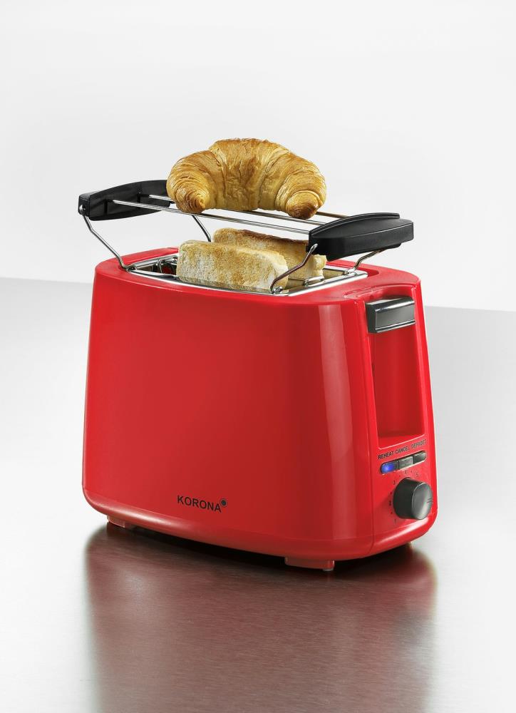 Korona Toaster 2-Scheiben-Toaster rot - B Ware