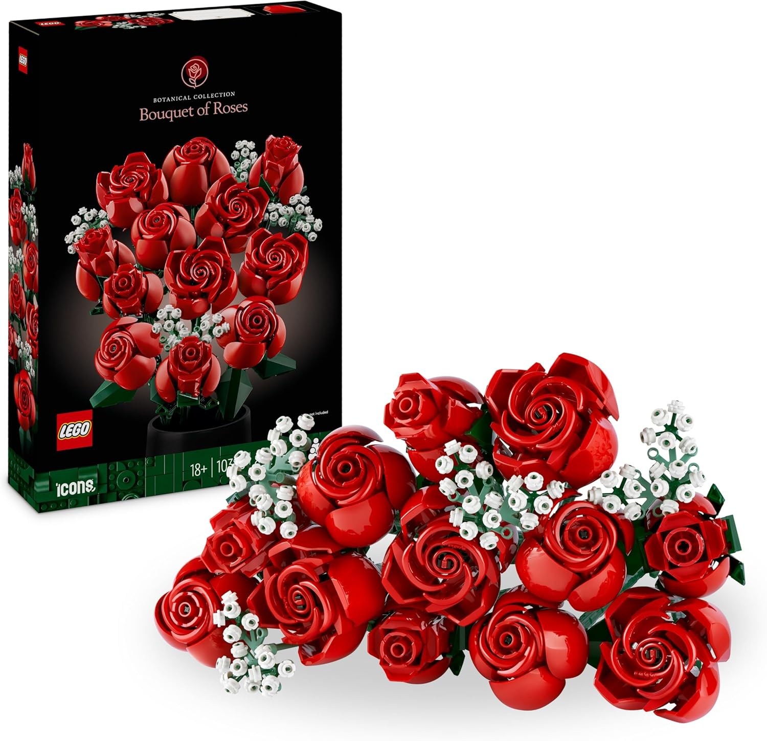 Lego 10328 Icons Rosenstrauß - B Ware