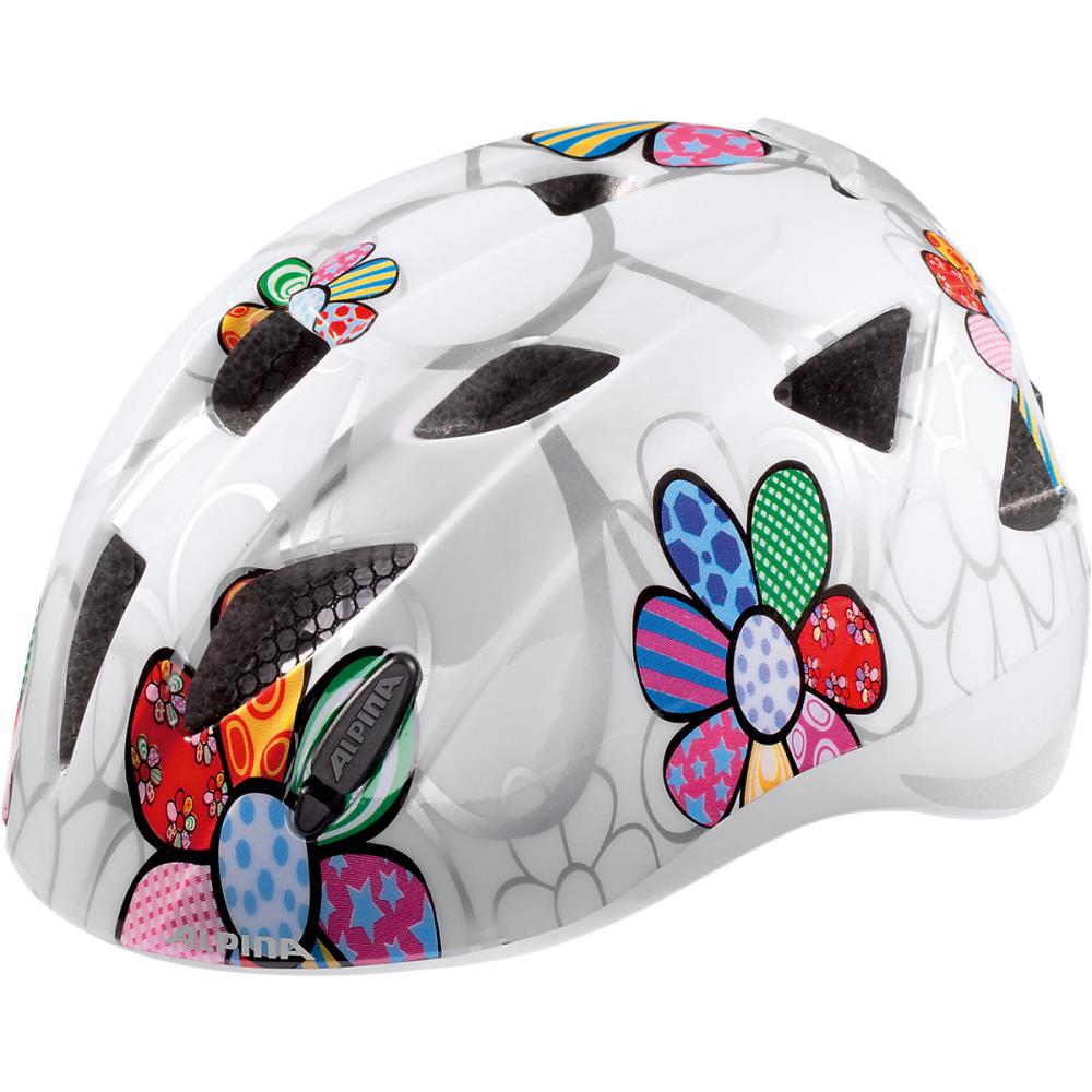 Alpina 4467474 Fahrradhelm Ximo Blumen weiß Gr. 49-54 cm