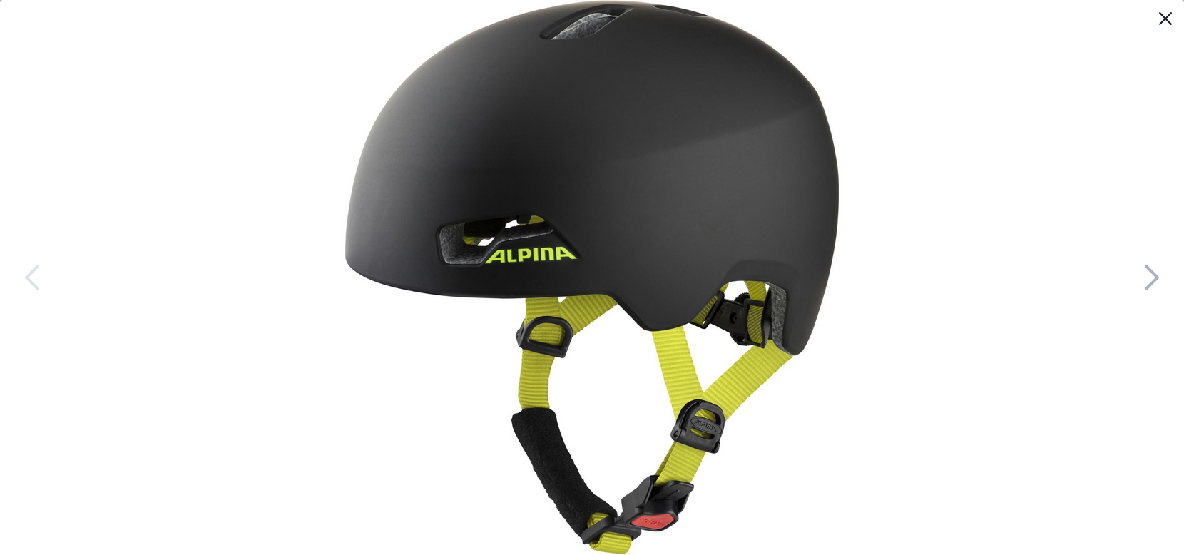 Alpina Fahrradhelm Hackney black-neon yellow matt Gr. 47-51cm