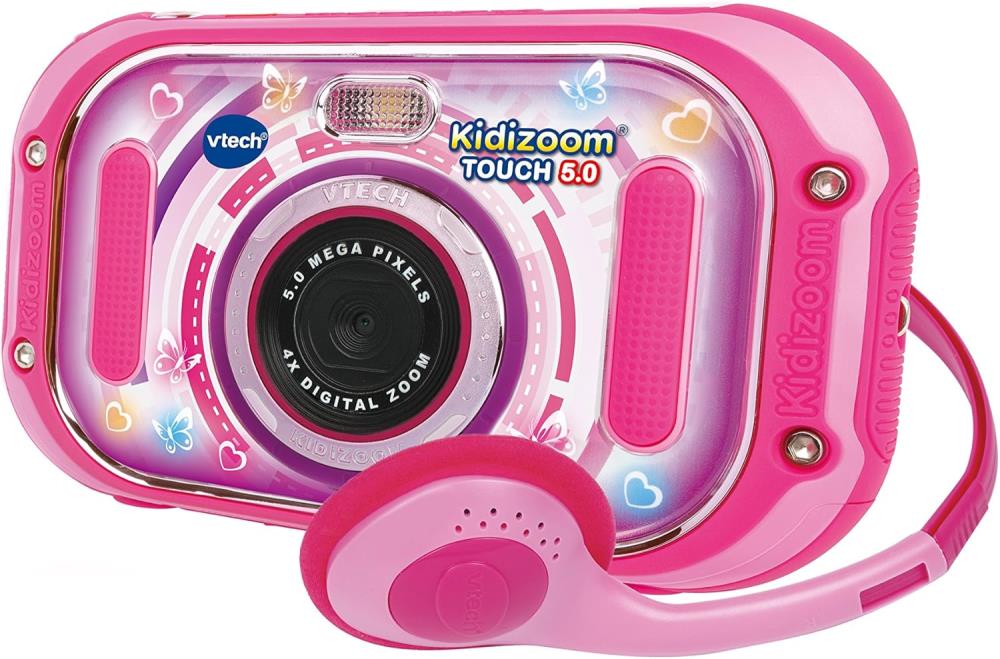 VTech KidiZoom Touch 5.0 pink – Kinderkamera mit Touchscreen, Selfie- und Videofunktion - B Ware