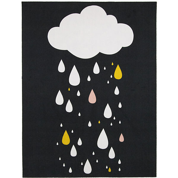 Kinderteppich 7675792 - Raindrops mehrfarbig, 95x125 cm