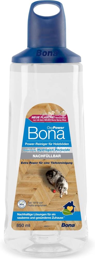 Bona Bodenreiniger für Holzfußböden, 850 ml,  Kartusche für Premium Spray Mop