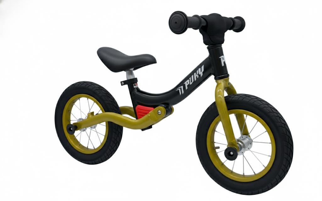 Laufrad PUKY LR Schwarz Rot mit Federung