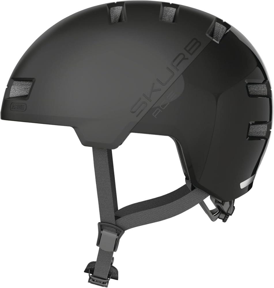 ABUS Fahrradhelm SKURB velvet black Gr. 51-55 cm