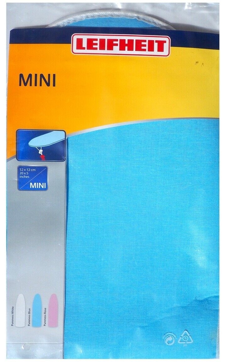 LEIFHEIT Bügeltischbezug Mini 72324 - Bezug für Ärmelbret in Grau / Blau / Rosa