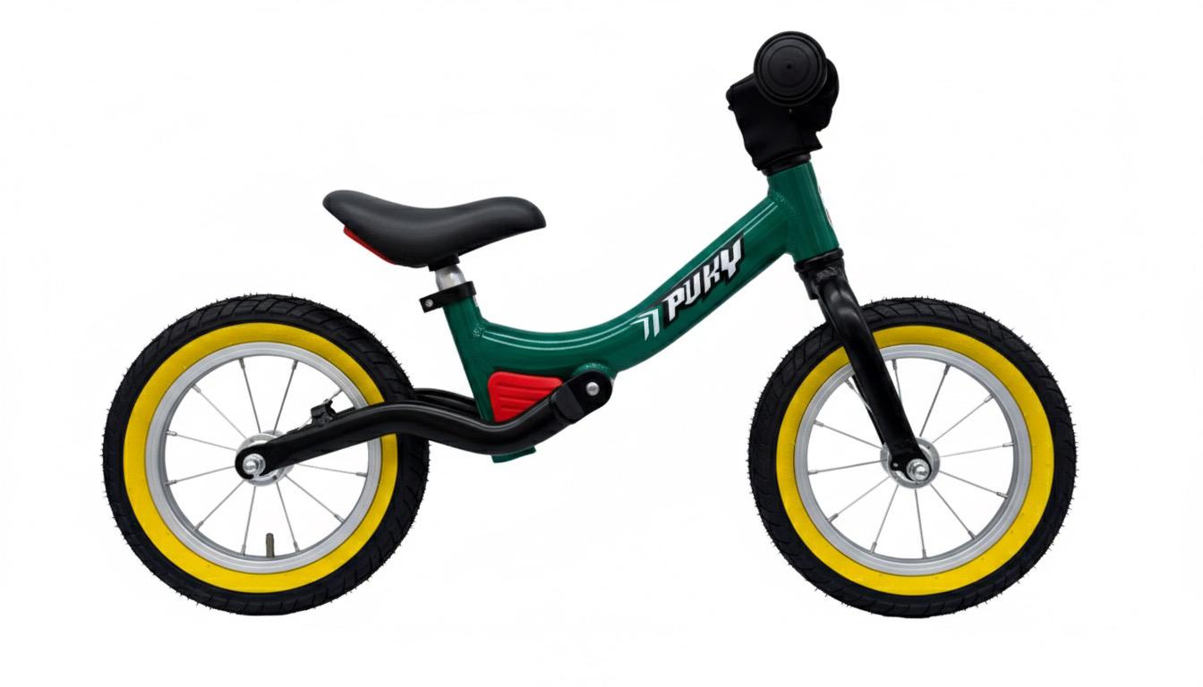 Laufrad PUKY LR Ride Grün mit Federung