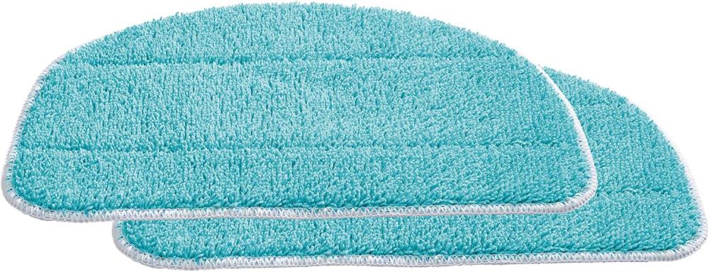 Leifheit 2er Set Ersatzpads Dampfreiniger CleanTenso Power 2.0, Dampfbesen Wischbezug für eine porentiefe Reinigung, Dampfmop Ersatz mit Klettunterseite, Ersatztücher für CleanTenso Power - OVP