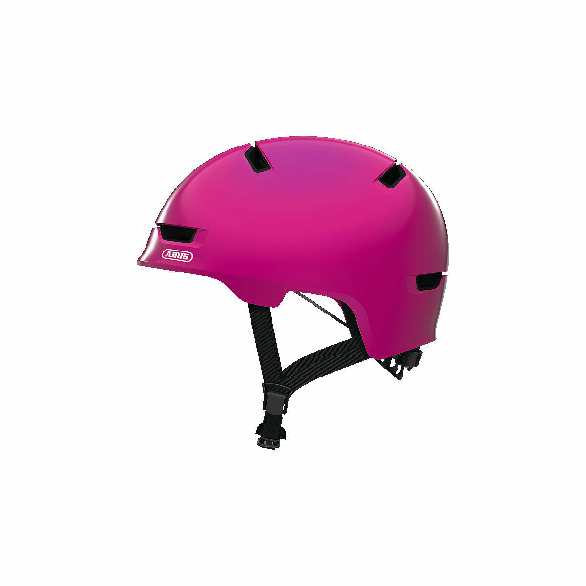 Fahrradhelm ABUS SCRAPER 3.0 KID SHINY PINK  Gr. M 54-58 cm