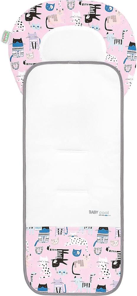 ODENWÄLDER Gr.1 Babycool-Auflage für Buggy pink - Neu