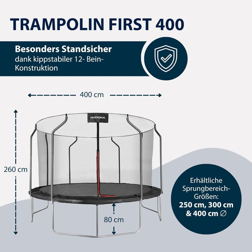 Hudora First Trampolin 400V - B Ware