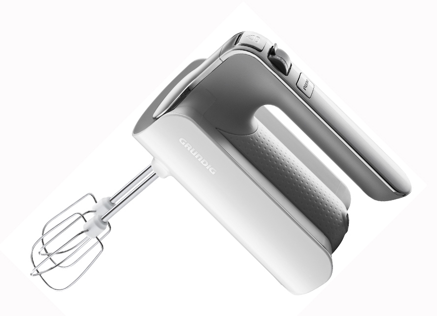 Grundig Handmixer in Weiss/Edelstahl - B Ware