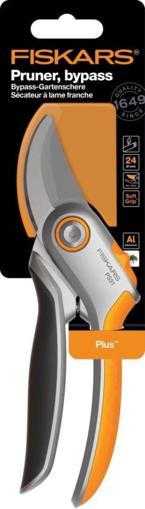 FISKARS P531 Bypass Gartenschere für frische Äste und Zweige